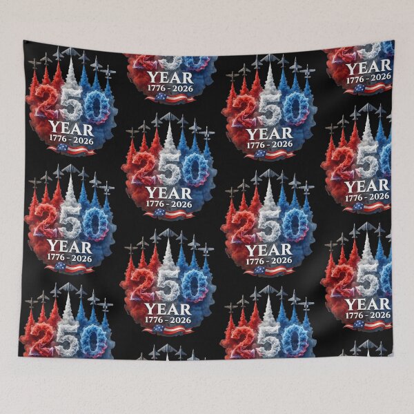 Item preview, 250 Years American 250th USA 1776-2026 Patriotic Jets  America designed and sold by KAWKAW-DRHM.