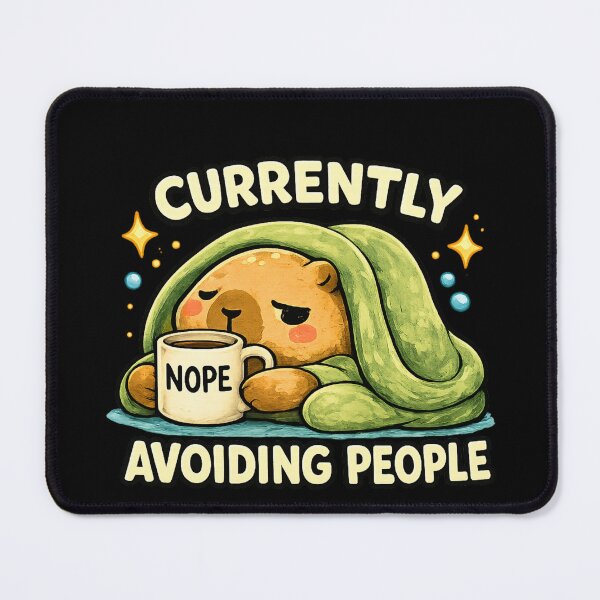 Item preview, Cute Capybara Currently Avoiding People designed and sold by Hobby-up.