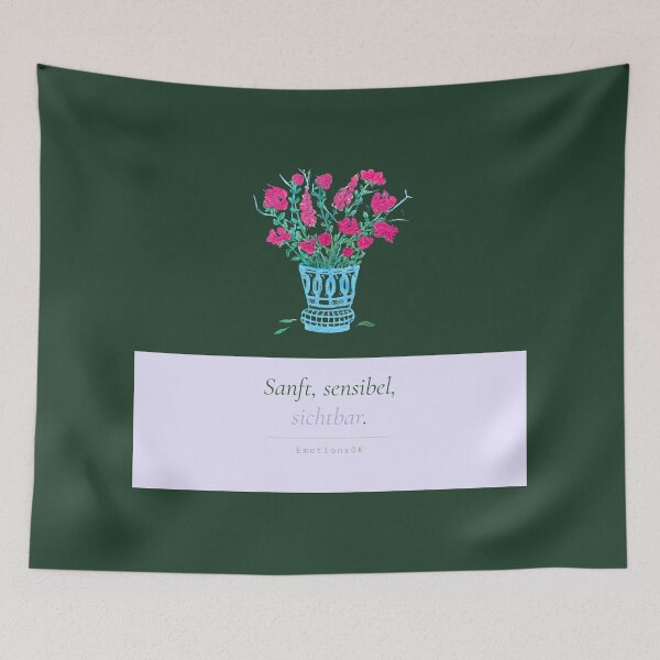 Item preview, Hand-painted sketch of a flower vase · Gentle, sensitive, visible designed and sold by EmotionsOK.
