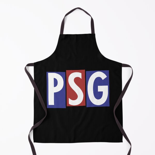 Item preview, PSG Retro Block Letter Football Club Colors designed and sold by samjgoddrd.