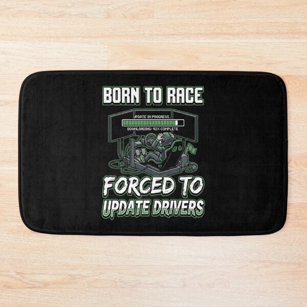 Item preview, Born To Race Forced To Update Drivers Funny Pixel Art Rig designed and sold by Fenay Designs.