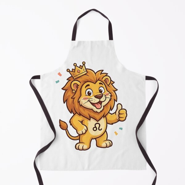 Item preview, Leo Zodiac Cute Lion King Crown Funny Star Sign Gift designed and sold by Zodiac Celestial Art.