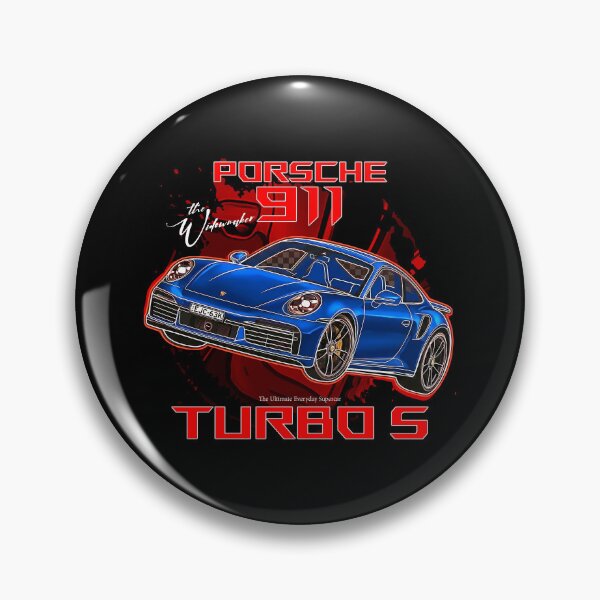 Item preview, Porsche 911 Turbo S Blue Neon Graphic designed and sold by RacetrackGear.