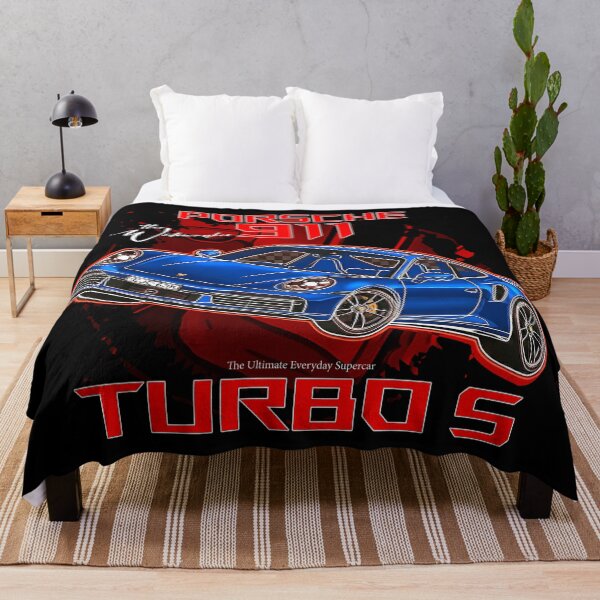 Item preview, Porsche 911 Turbo S Blue Neon Graphic designed and sold by RacetrackGear.