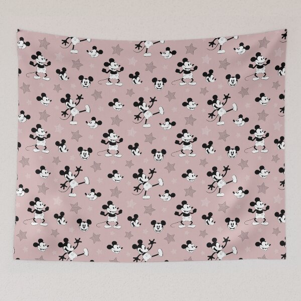 Item preview, Steamboat Mickey pink pattern  designed and sold by Studio Vickn.