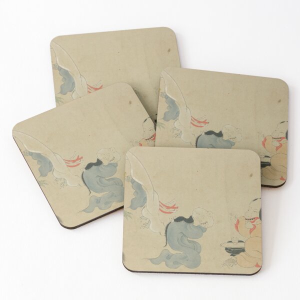 Item preview, Vintage Japanese Yokai Gathering - Surreal Folklore Art designed and sold by vekotpu.