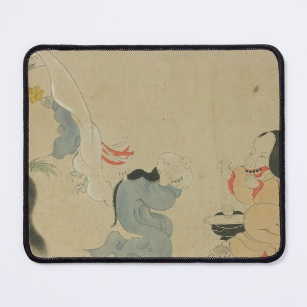 Item preview, Vintage Japanese Yokai Gathering - Surreal Folklore Art designed and sold by vekotpu.