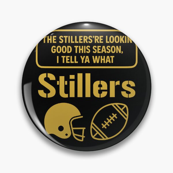 Item preview, The Stillers Yinzer Football Quote Gold and Black designed and sold by samjgoddrd.