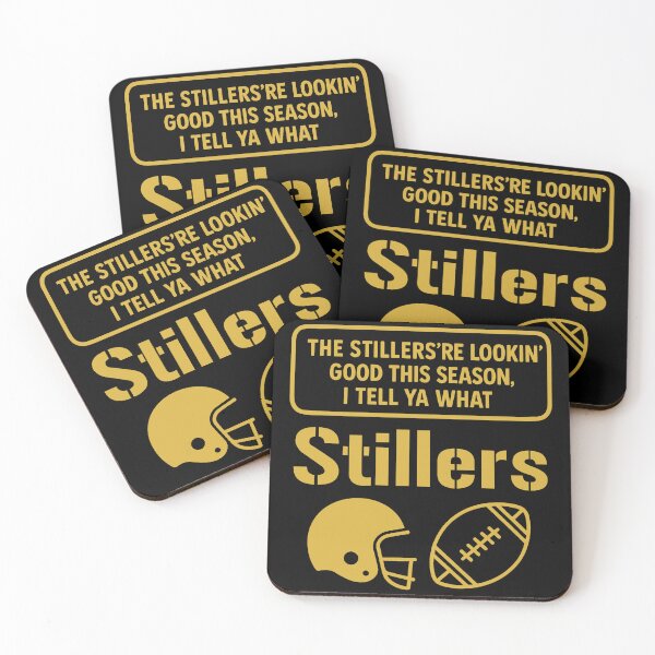 Item preview, The Stillers Yinzer Football Quote Gold and Black designed and sold by samjgoddrd.