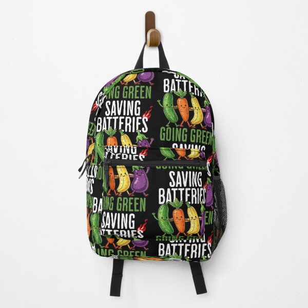 Item preview, Saving Batteries Going Green Funny Vegetable Pun designed and sold by KAWKAW-DRHM.