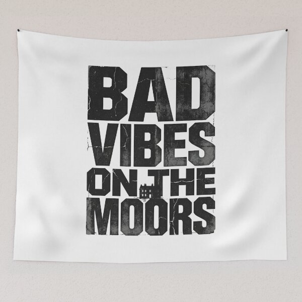 Item preview, Wuthering Heights Bad Vibes On The Moors Distressed Gothic Graphic designed and sold by Fenay Designs.
