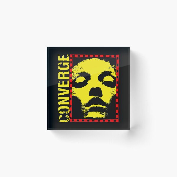 Item preview, Yellow Typography And Face In Red Frame designed and sold by ShadeFall.