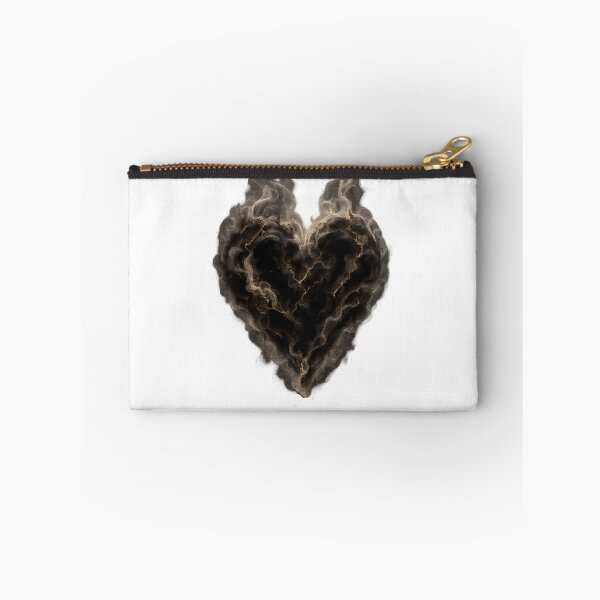 Item preview, Smoke Heart – Ethereal Dark Luxury Streetwear Tee designed and sold by MoodMinistry.