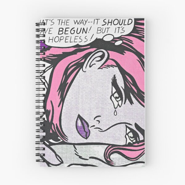 Item preview, Roy Lichtenstein "hopeless" - the pastel goth edits designed and sold by TrezeTreze.