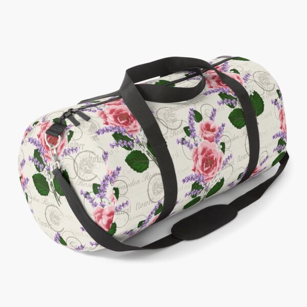 Item preview, Vintage Pink Roses and Lavender - Antique Shabby Chic Botanical Pattern designed and sold by FlatInkStudio.