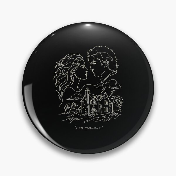 Item preview, Wuthering Heights I Am Heathcliff Minimalist Line Art Cathy Portrait designed and sold by Fenay Designs.