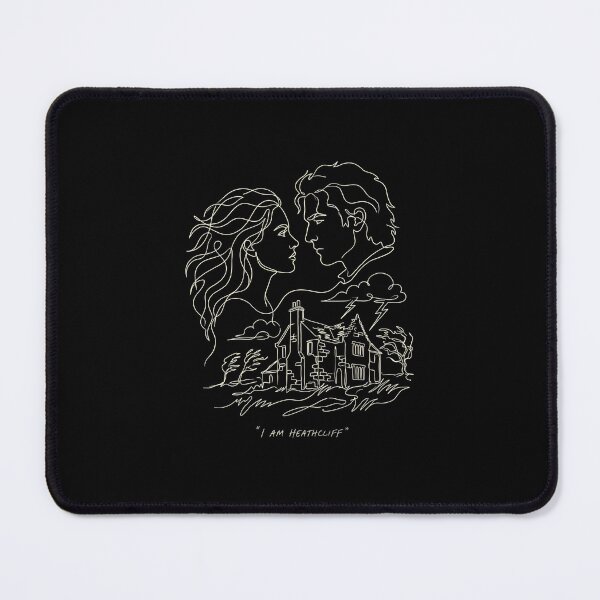 Item preview, Wuthering Heights I Am Heathcliff Minimalist Line Art Cathy Portrait designed and sold by Fenay Designs.