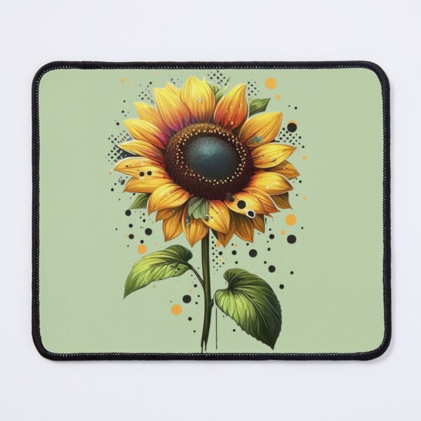 Item preview, Abstract Sunflower – Vibrant Botanical Design designed and sold by Dogandesighn.