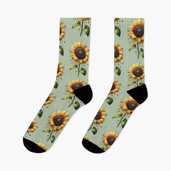 Item preview, Abstract Sunflower – Vibrant Botanical Design designed and sold by Dogandesighn.
