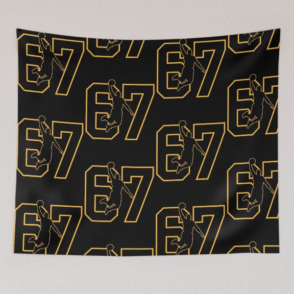 Item preview, 67 Dunk Silhouette Six Seven Basketball Legend Athlete designed and sold by KAWKAW-DRHM.