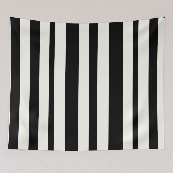 Item preview, Minimalist Black and Cream Stripe Pattern | Modern Monochrome Decor designed and sold by astersgraphics.