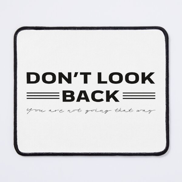Item preview, AA0160B - Dont look back designed and sold by LionsHut.