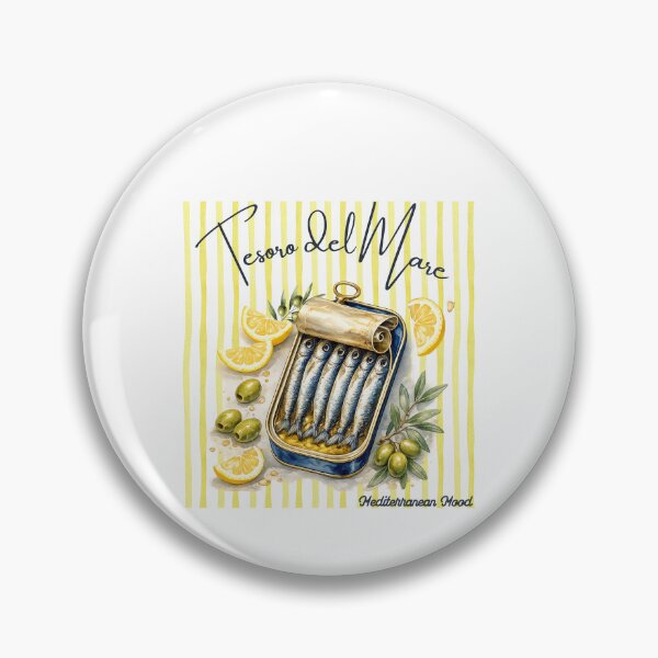 Item preview, Tesoro Del Mare Retro Vintage Mediterranean Sardine Poster designed and sold by KaBaRen.