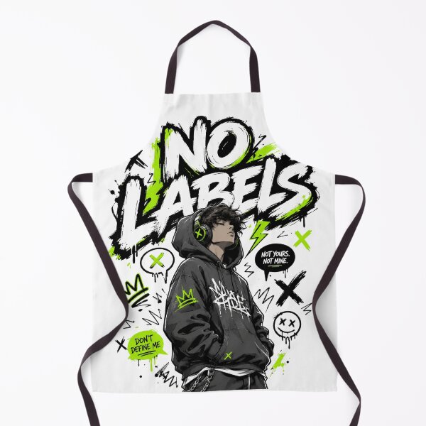 Item preview, No Labels Hoodie-Be Yourself Streetwear designed and sold by designsvetlana1.