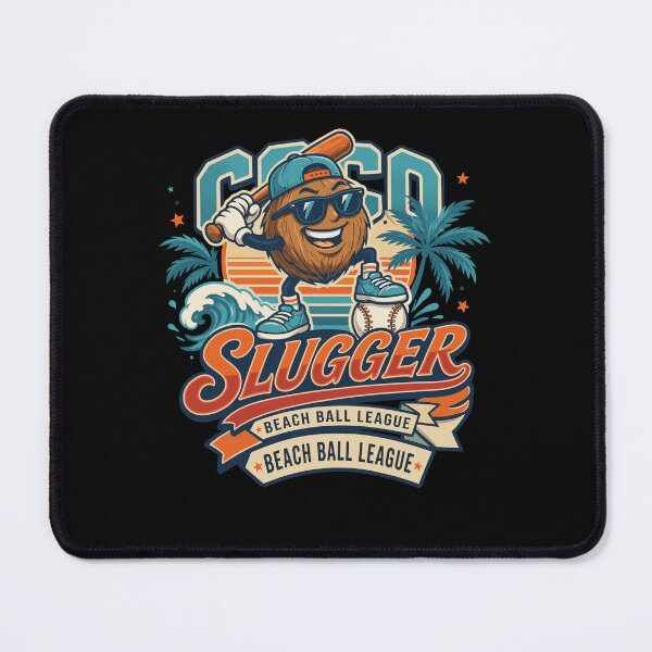 Item preview, Coco Slugger Baseball Retro Coconut Sports Beach Ball Summer designed and sold by KAWKAW-DRHM.