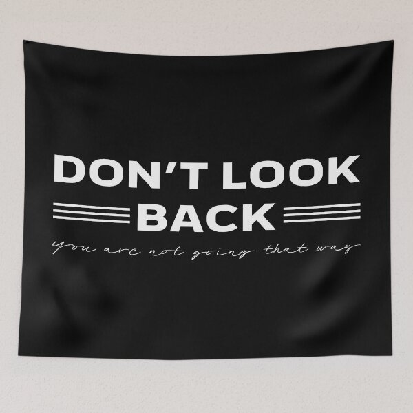 Item preview, AA0160A - Dont look back designed and sold by LionsHut.