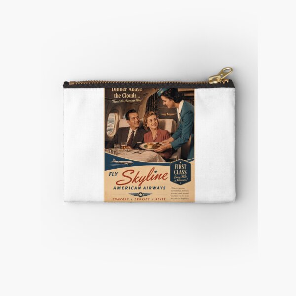 Item preview, Wall Art - Postcard - Dinner Above the Clouds – Skyline Airways designed and sold by ForeverPrintsOK.