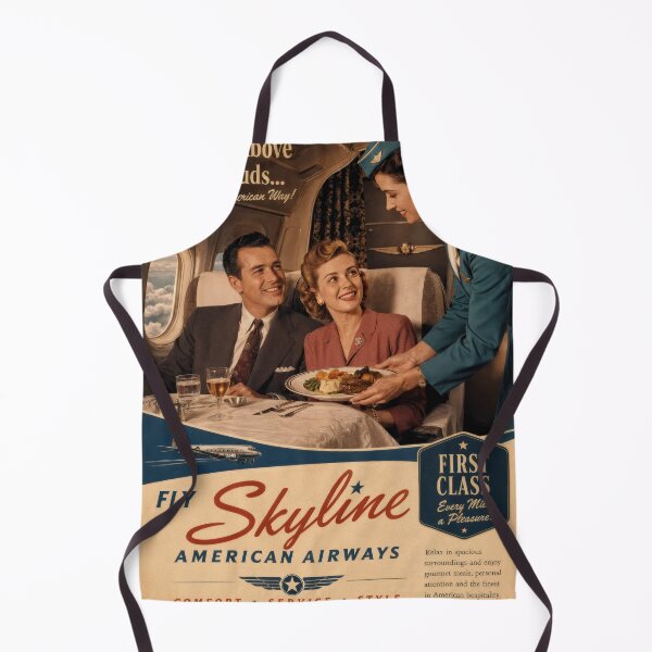 Item preview, Wall Art - Postcard - Dinner Above the Clouds – Skyline Airways designed and sold by ForeverPrintsOK.