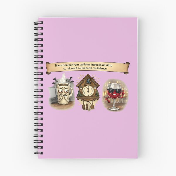 Item preview, Transitioning from caffeine induced anxiety to alcohol-influenced confidence designed and sold by LaffinLair.