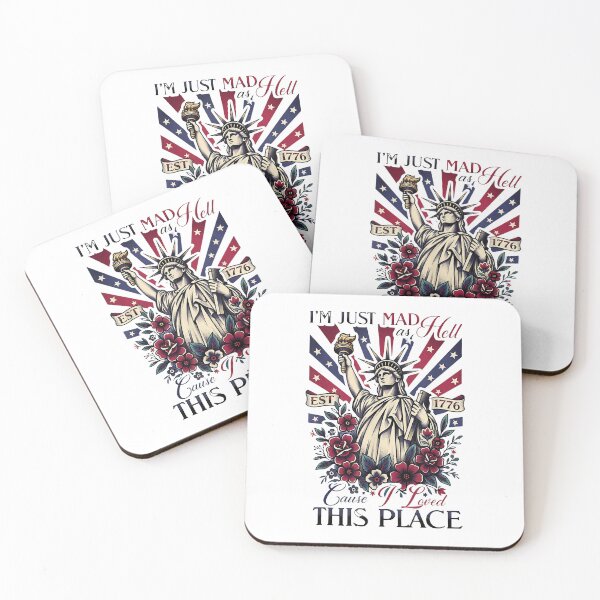 Item preview, I’m Just Mad As Hell Because I Loved This Place Statue of Liberty 4th of July designed and sold by KAWKAW-DRHM.