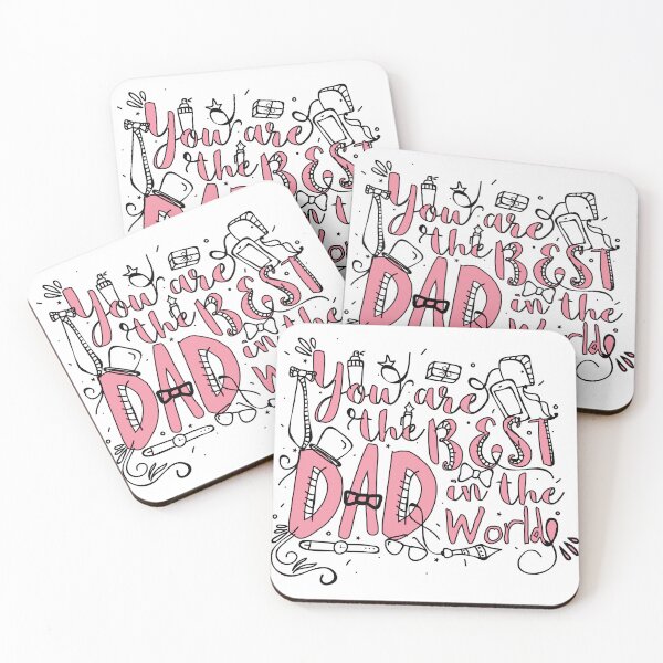 Item preview, You Are the Best Dad in the World Typography Design | Father’s Day Quote Art | Cool Dad Gift designed and sold by UI Expert.