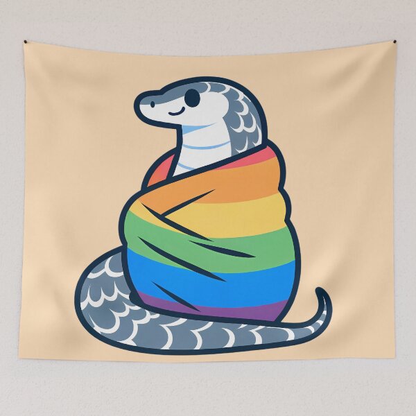 Item preview, Comfy Womfy Snake Scalie Pride designed and sold by BlueBullBazaar.