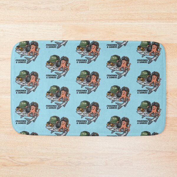 Item preview, Fishermen & Gamers – Shark & Octopus Design designed and sold by Dogandesighn.