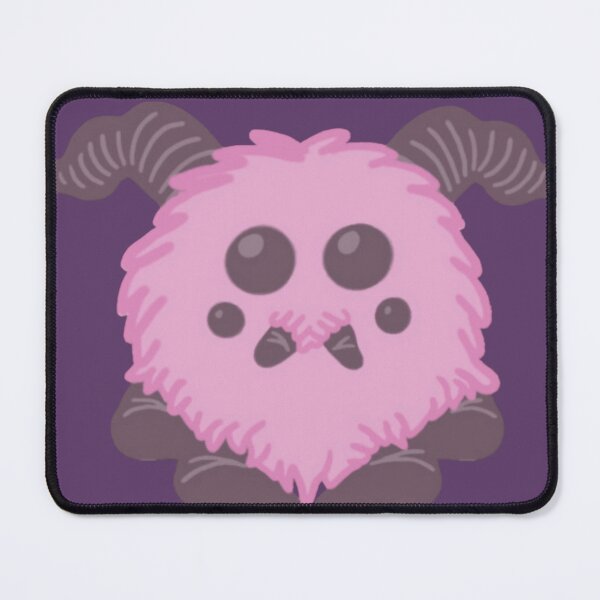Item preview, Pink Fluffy Horned Monster designed and sold by Sugengthecraftd.