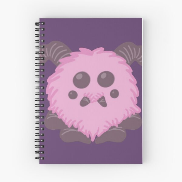 Item preview, Pink Fluffy Horned Monster designed and sold by Sugengthecraftd.