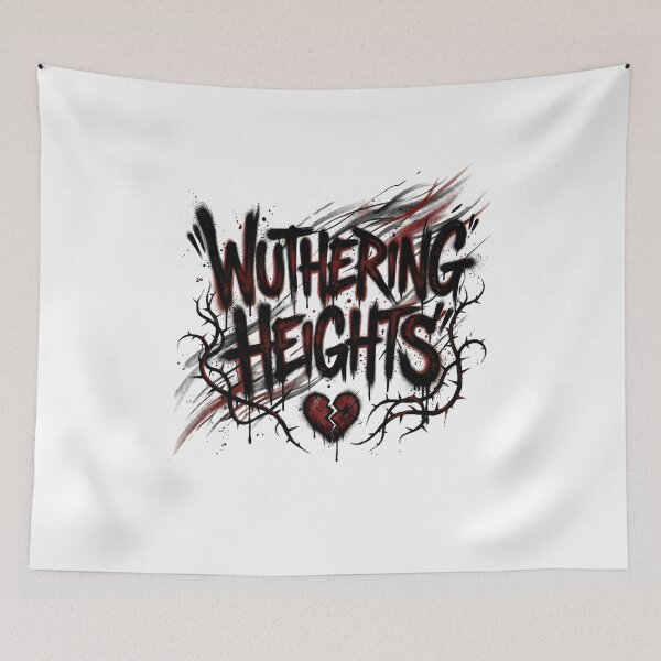 Item preview, Wuthering Heights Gothic Font Broken Heart Thriller Graphic designed and sold by Fenay Designs.