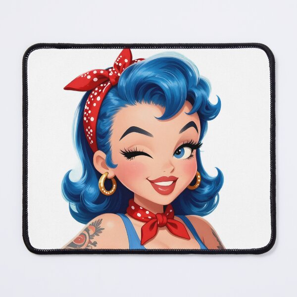 Item preview, Sexy Housewife Cartoon Pin-Up designed and sold by AiFantasticArt.