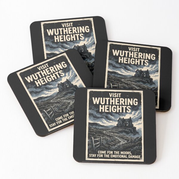 Item preview, Visit Wuthering Heights Come For The Moors Stay For The Emotional Damage Retro designed and sold by Fenay Designs.