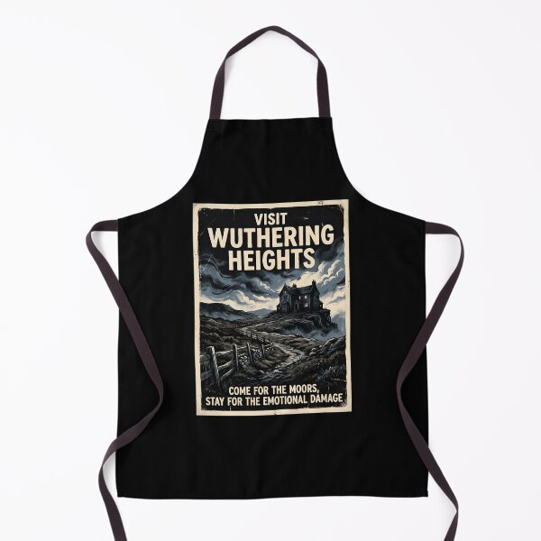 Item preview, Visit Wuthering Heights Come For The Moors Stay For The Emotional Damage Retro designed and sold by Fenay Designs.