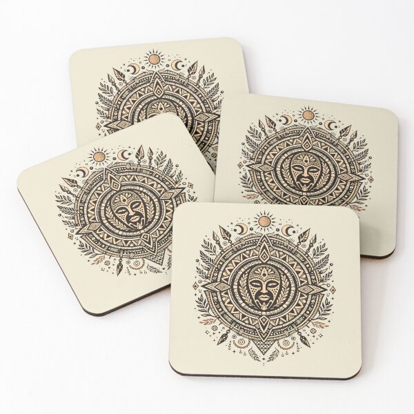 Item preview, African Bohemian Mandala Art Tribal Spirit Emblem designed and sold by PixelQ.