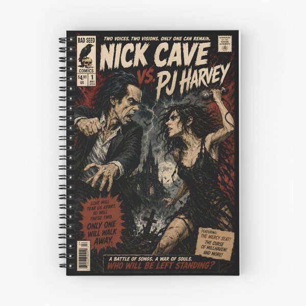 Item preview, Nick Cave vs. PJ Harvey battle designed and sold by Wanderdreaming.