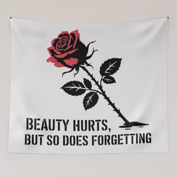 Item preview, Beauty hurts, but so does forgetting designed and sold by 123ks.