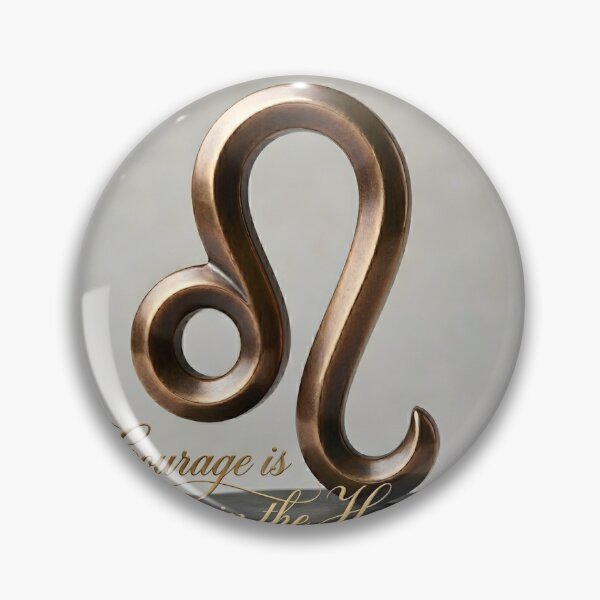 Item preview, Leo Courage Born in Heart Forged in Fire Zodiac Art designed and sold by Zodiac Celestial Art.