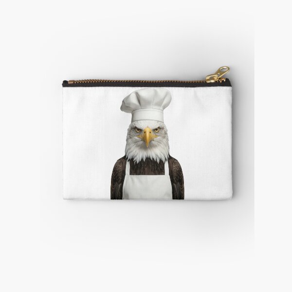 Item preview, Funny Bald Eagle Chef Realistic Animal Cooking Humor Art designed and sold by LazyOwlStore.