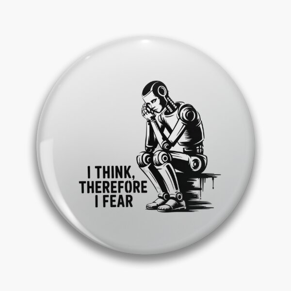 Item preview, BANKSY AI - I THINK, THEREFORE I FEAR designed and sold by 123ks.