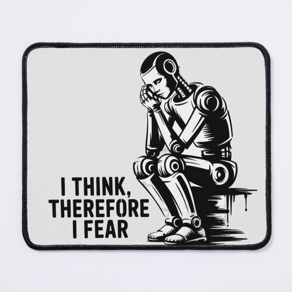 Item preview, BANKSY AI - I THINK, THEREFORE I FEAR designed and sold by 123ks.